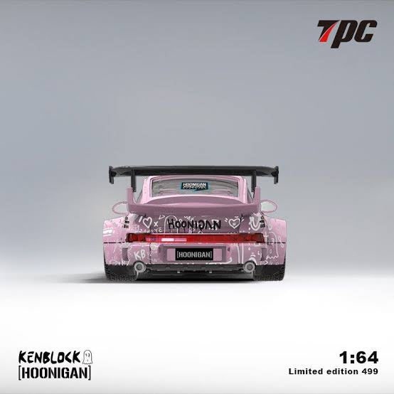 Porsche RWB 964 Hoonigan Pink #43 Car Only 1:64 Scale