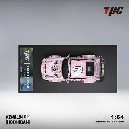 Porsche RWB 964 Hoonigan Pink #43 Car Only 1:64 Scale