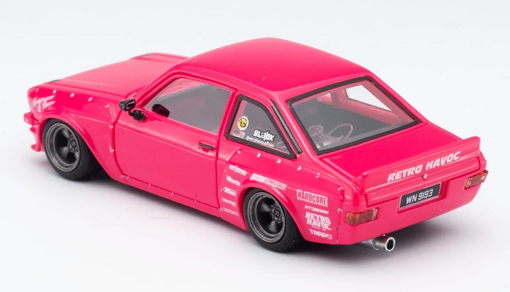 FORD ESCORT MK2 PANDEM (PINK) "EMOTION" RETRO HAVOC  - INNO64