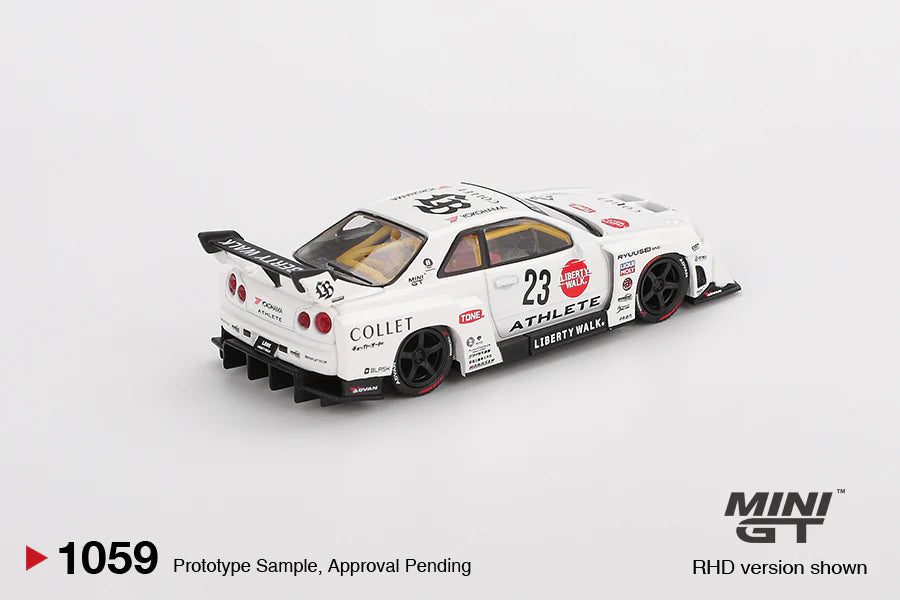 Nissan LB-ER34 Super Silhouette ATHLETE/COLLET - MINIGT 1:64