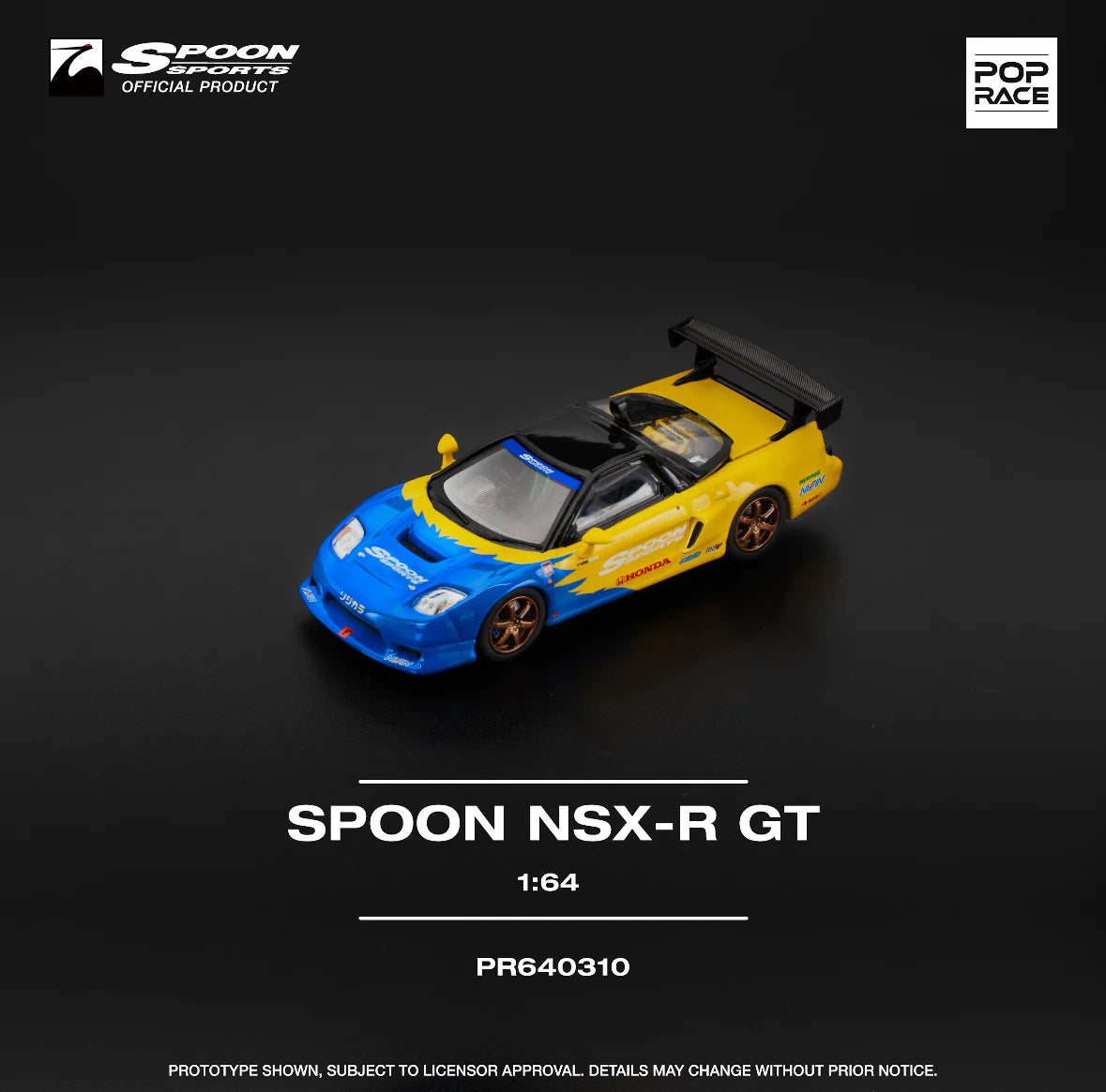 Spoon Honda NSX-R GT - Pop Race 1:64