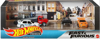 Fast and Furious Diorama Premium Hotwheels Boxed set 2019 1:64 Scale