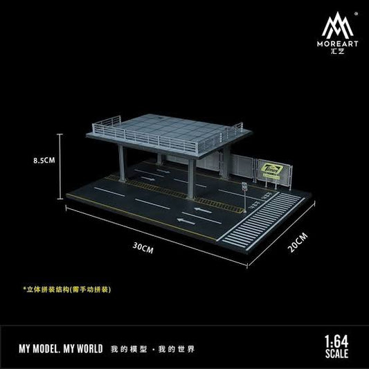 Three Dimensional Steel Frame Platform Assembly Scene - MoreArt 1:64