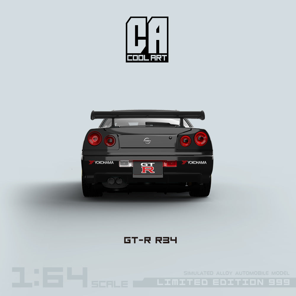 Nissan R34 HKS Openable Version - CoolArt 1:64