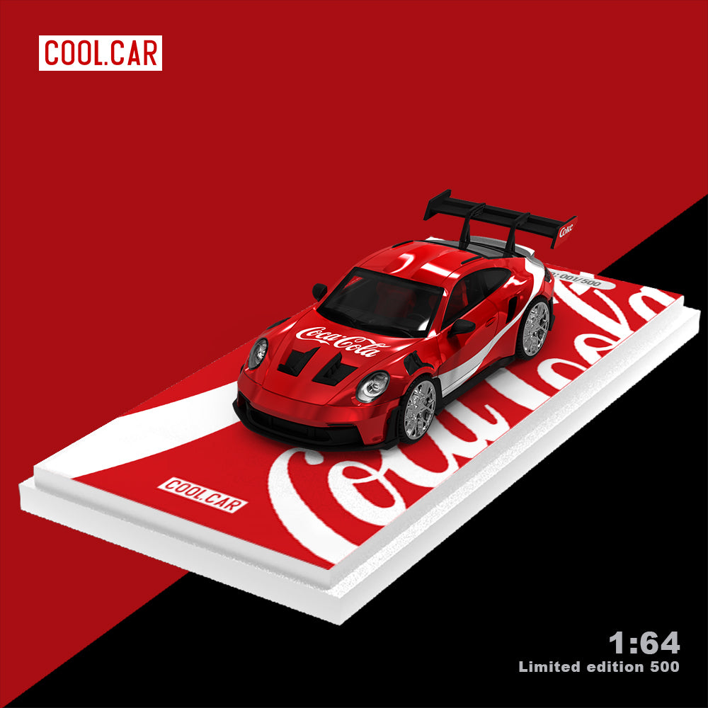 Porsche 992 Coca-Cola - *LIMITED TO 500pcs CoolCar 1:64