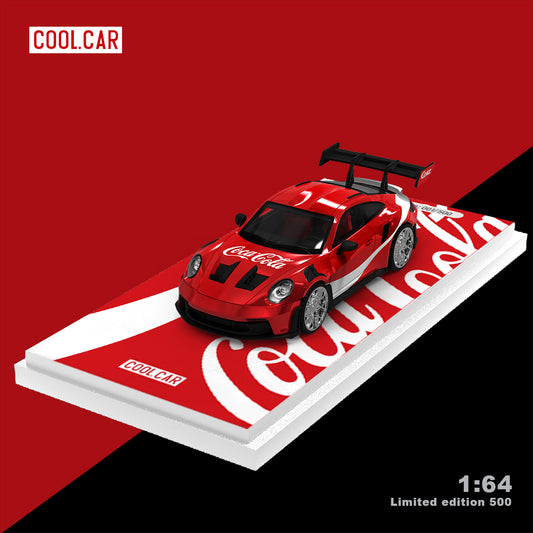 Porsche 992 Coca-Cola - *LIMITED TO 500pcs CoolCar 1:64