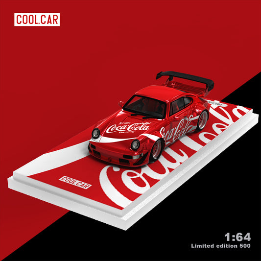 Porsche 964 Coca-Cola - *LIMITED TO 500pcs* CoolCar 1:64