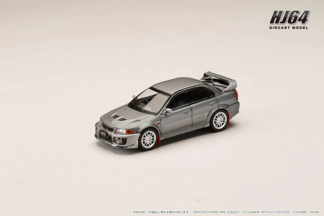 MITSUBISHI LANCER GSR EVOLUTION 5 (CP9A) 1998 WITH MUD FLAP - HOBBY JAPAN 1:64