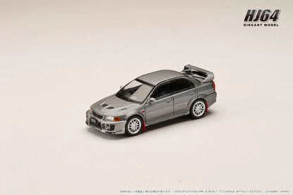 MITSUBISHI LANCER GSR EVOLUTION 5 (CP9A) 1998 WITH MUD FLAP - HOBBY JAPAN 1:64