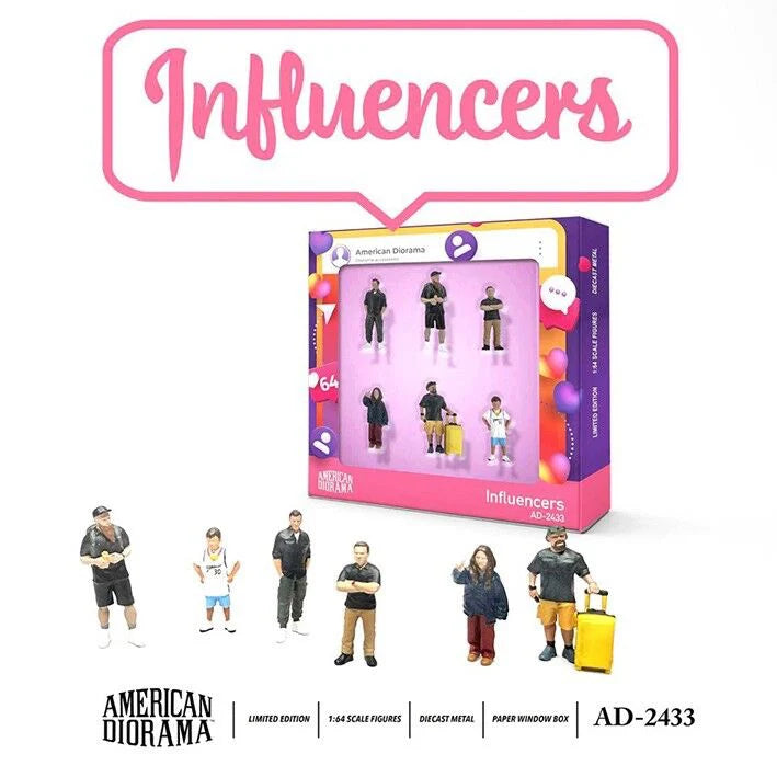 Influencers - American Diorama 1:64 Figure Set