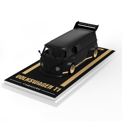 Volkswagen T1 Bus (Black & Gold) - *Limited to 999pcs* TimeMicro 1:64