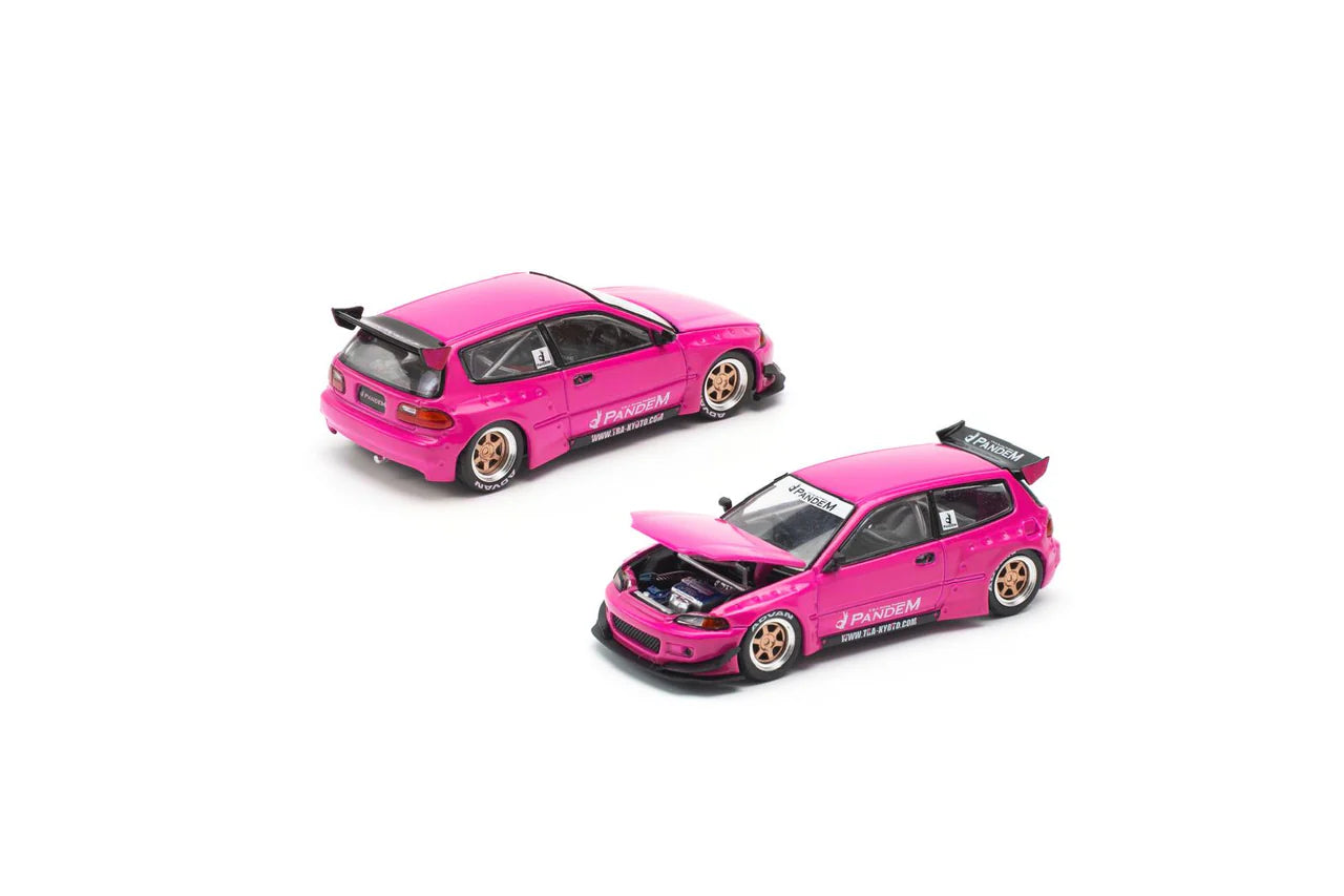 PANDEM CIVIC EG6 - PINK POPRACE X ENIGMA 1:64 PRE008