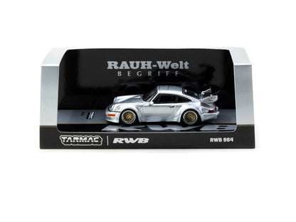 Porsche RWB 964 Silver - Tarmac Works HOBBY64 1/64