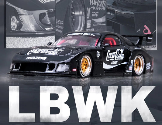 MAZDA RX7 (FD3S) LB-SUPER SILHOUETTE #20 BLACK Coca-Cola INNO64