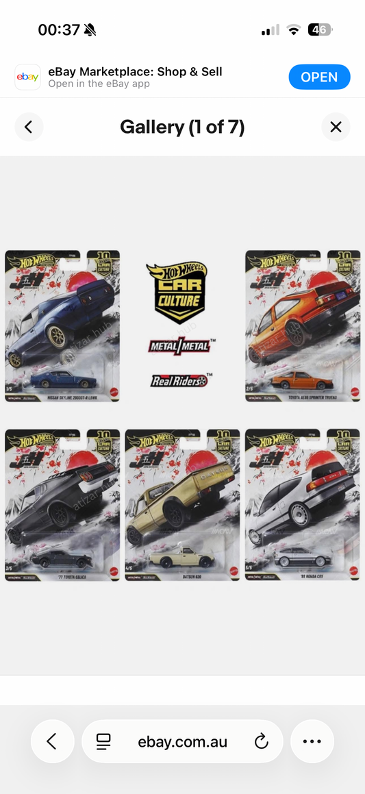 Hot Wheels Car Culture Japan Historics 5 – Complete Set (5 Cars) | Real Riders