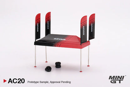 ADVAN PADDOCK SERVICE TENT SET - MINI GT MGTAC20 1:64 Scale