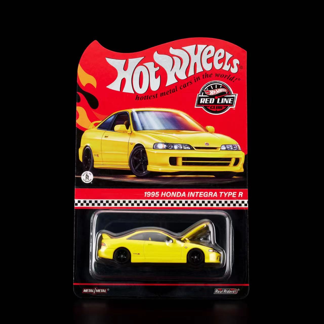 Hot Wheels Collectors RLC Red Line Club Exclusive 1995 Honda Integra TYPE R Yellow