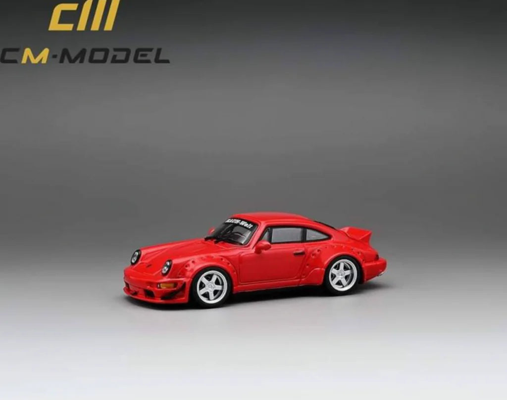 Porsche RWB 964 WIDE BODY (Cherry RED)CM-MODEL 1:64