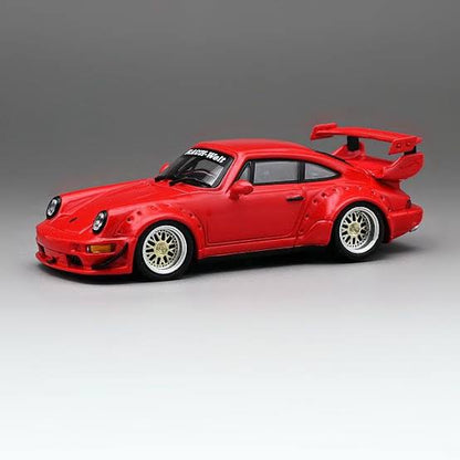 Porsche RWB 964 WIDE BODY (Cherry RED)CM-MODEL 1:64