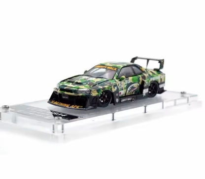 Nissan Skyline LBWK-ER34 Super Silhouette Camo Bape - *LIMITED TO 999pcs* SW 1:64