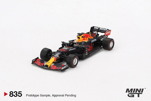 Red Bull RB16B #33 Max Verstappen 2021 Abu Dhabi Grand Prix Winner (835) - Mini GT 1:64