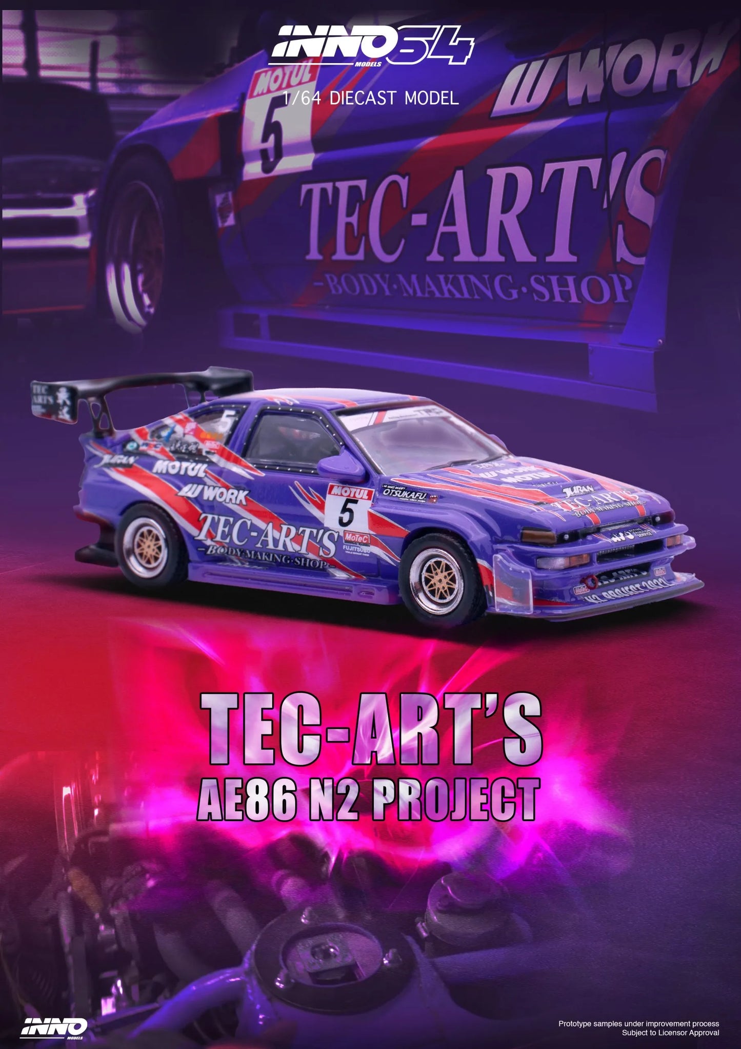 Toyota Sprinter Trueno AE86 N2 PROJECT BY Tec-Art’s - INNO64
