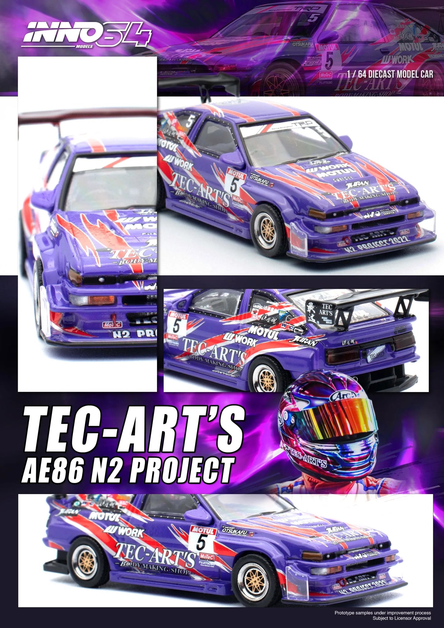 Toyota Sprinter Trueno AE86 N2 PROJECT BY Tec-Art’s - INNO64