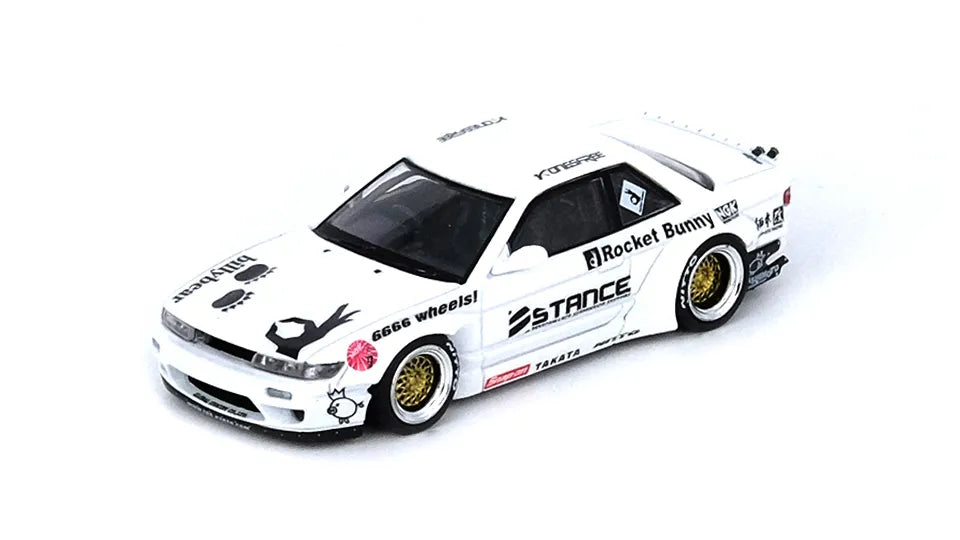 NISSAN SILVIA S13 (V2) PANDEM / ROCKET BUNNY White -INNO64