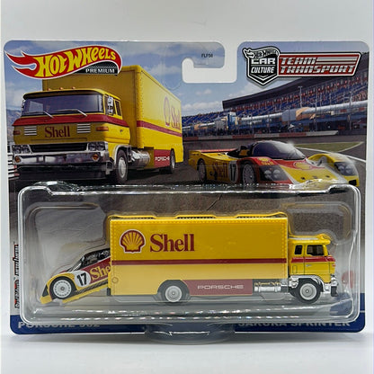 Porsche 962 SHELL Team Transport #44 Hotwheels Car Culture