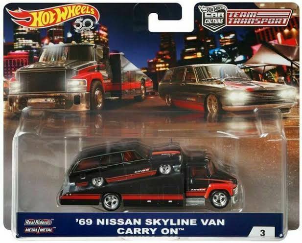 '69 Nissan Skyline Van Carry On - Hot Wheels Team Transport Car Culture