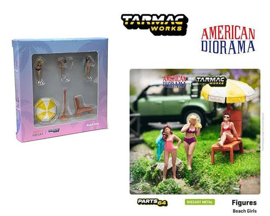 Beach Girls Set 6pc - MiJo exclusive American Diorama Tarmac Works 1:64 Scale