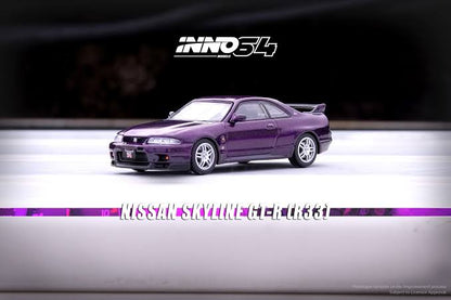 NISSAN SKYLINE GT-R (R33) MIDNIGHT (PURPLE) INNO64