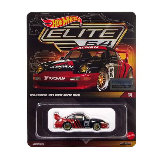 ADVAN Porsche 911 GT2 EVO 993 - Hot Wheels Elite 64
