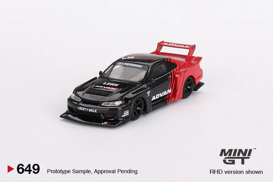 NISSAN LB-SUPER SILHOUETTE S15 SILVIA (ADVAN) MINI GT MGT00649 1:64 Scale