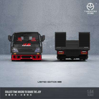 H300 Flatbed Transport Truck trailer-ADVAN *LIMITED TO 999pcs TimeMicro 1:64