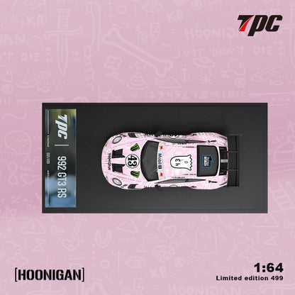 Pink Hoonigan Set - Porsche 992 GT3 RS + Volkswagen T1 + Trailer LIMITED TO 499pcs