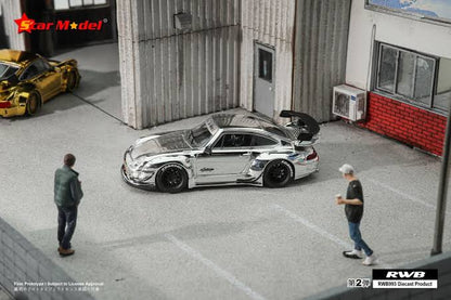 PORSCHE RAUH-WELT RWB 993- SILVER LIMITED 699pcs Worldwide