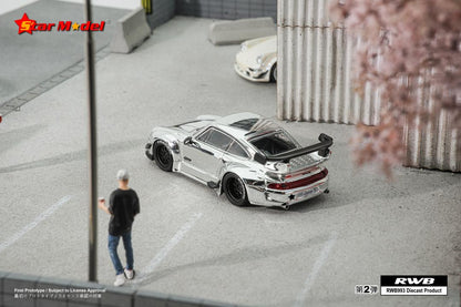 PORSCHE RAUH-WELT RWB 993- SILVER LIMITED 699pcs Worldwide