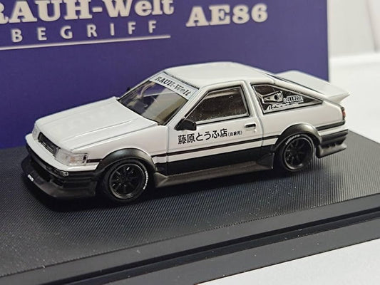 RWB AE86 Fujiwara Livery White Black LIMITED 499pcs