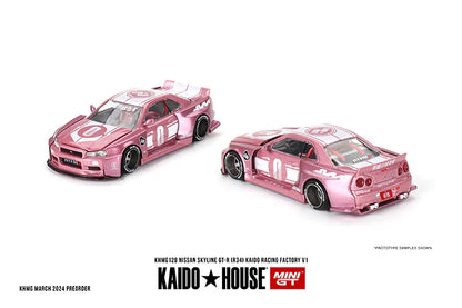 Nissan Skyline GT-R (R34) Kaido Racing Factory V1 - Kaido House x MiniGT