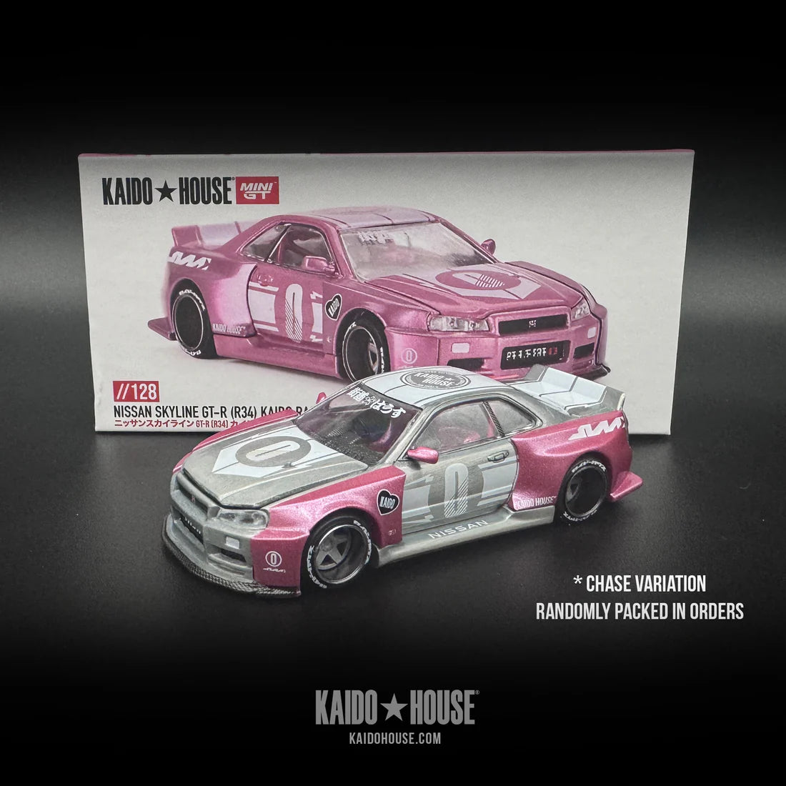 Nissan Skyline GT-R (R34) Kaido Racing Factory V1 - Kaido House x MiniGT