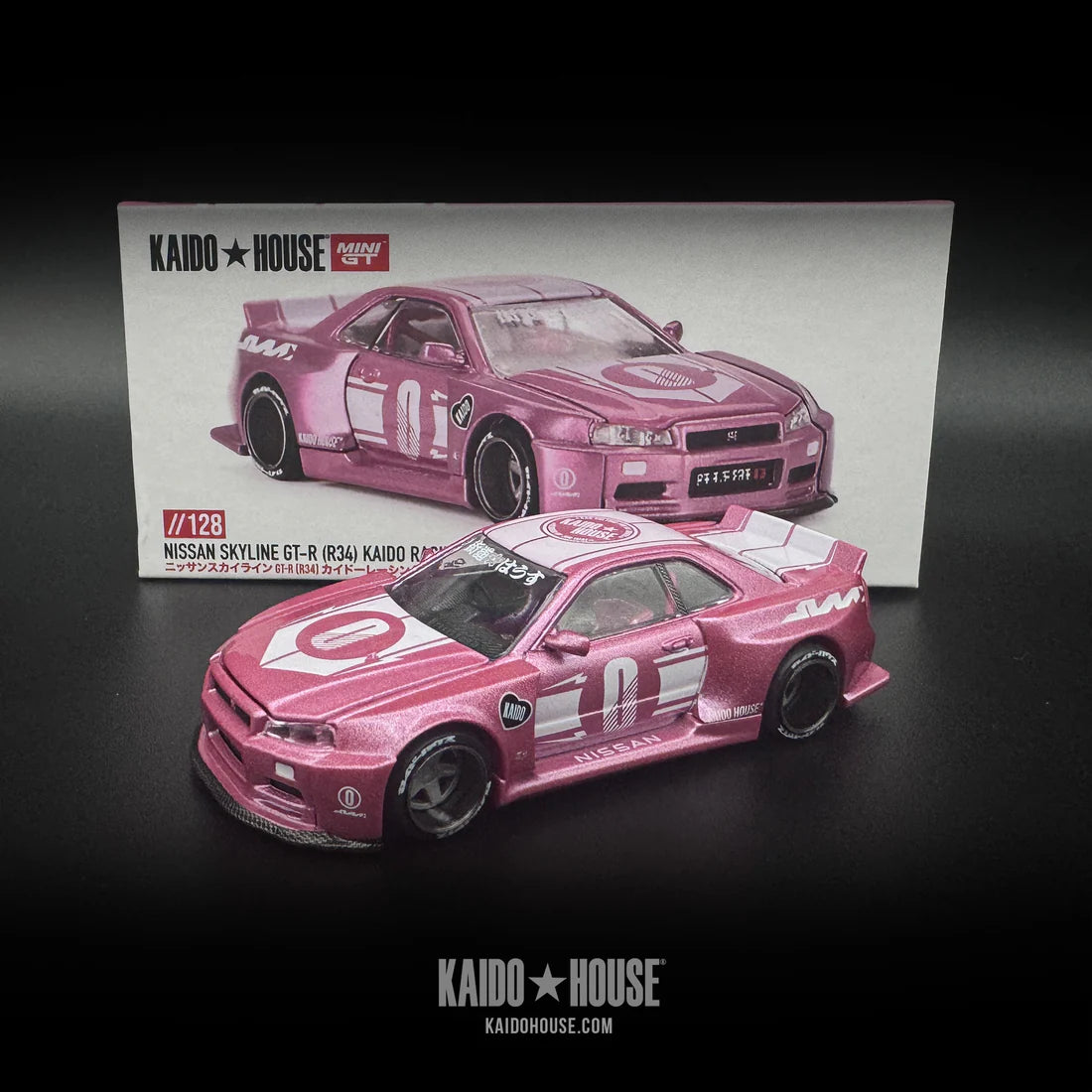 Nissan Skyline GT-R (R34) Kaido Racing Factory V1 - Kaido House x MiniGT