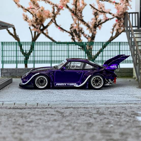 Porsche RWB 993 Army Girl - Electric Purple LIMITED TO 499pcs