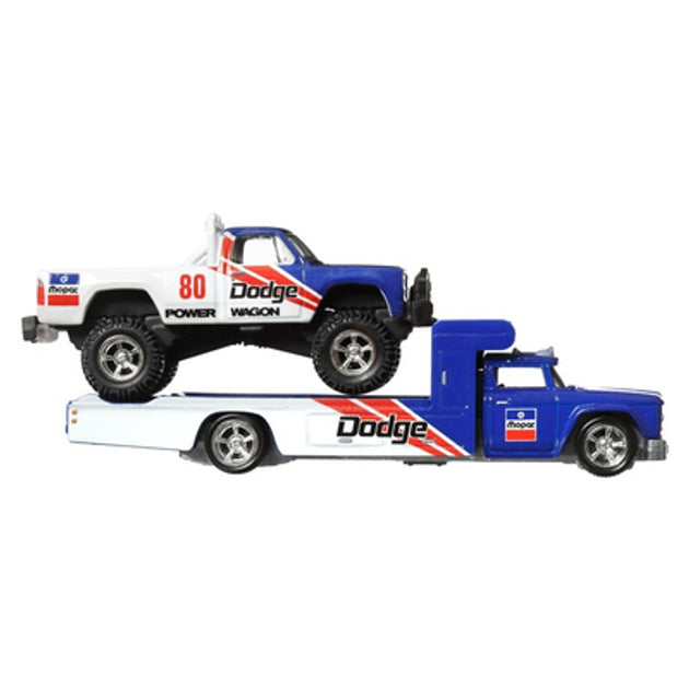 ‘80 Dodge Macho Power Wagon Team Transport #51 Hotwheels Retro Rig