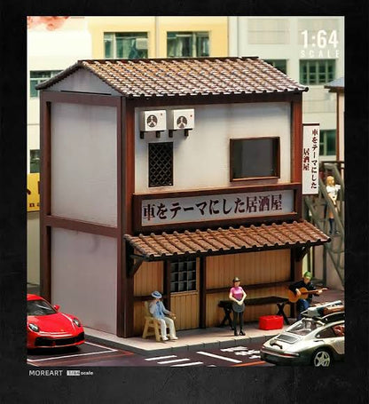 Japanese Izakaya (with lights) Diorama - MoreArt 1:64 Scale