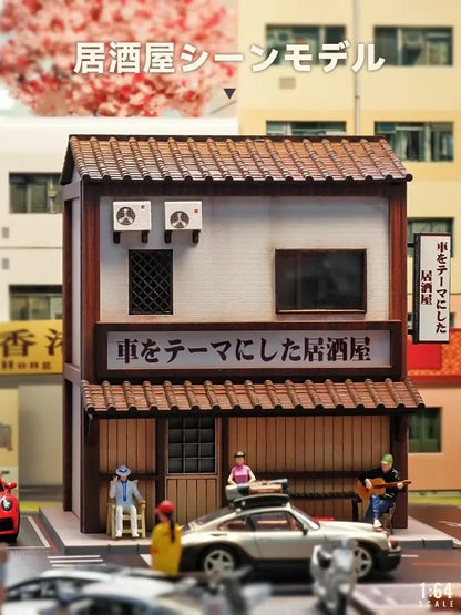 Japanese Izakaya (with lights) Diorama - MoreArt 1:64 Scale