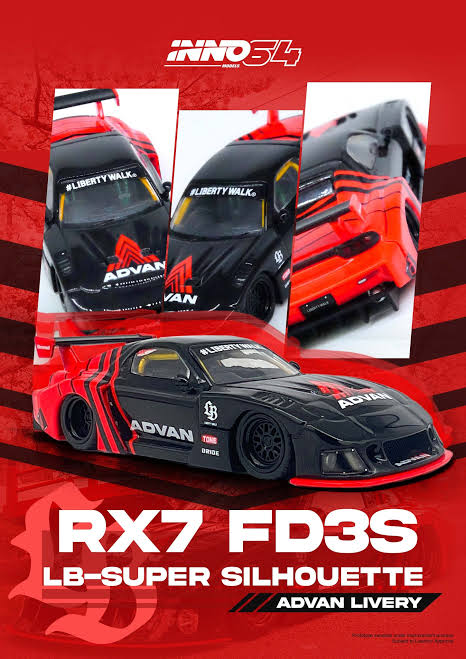 MAZDA RX7 (FD3S) LB-SUPER SILHOUETTE ADVAN INNO64