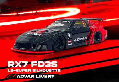MAZDA RX7 (FD3S) LB-SUPER SILHOUETTE LBWK ADVAN INNO64 – Diecast MAZDA RX7 (FD3S) LB-SUPER SILHOUETTE LBWK ADVAN INNO64 – Diecast