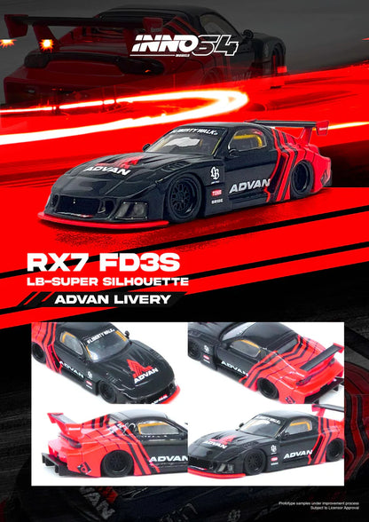 MAZDA RX7 (FD3S) LB-SUPER SILHOUETTE ADVAN INNO64