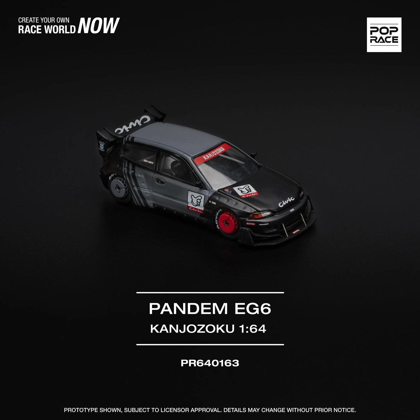 Pandem Honda Civic EG6 “KANJOZOKU” – POP RACE